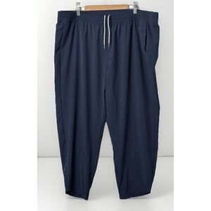 Columbia Women Navy Blue Pull On Stretch Hiking Travel Pants Plus Size 2X